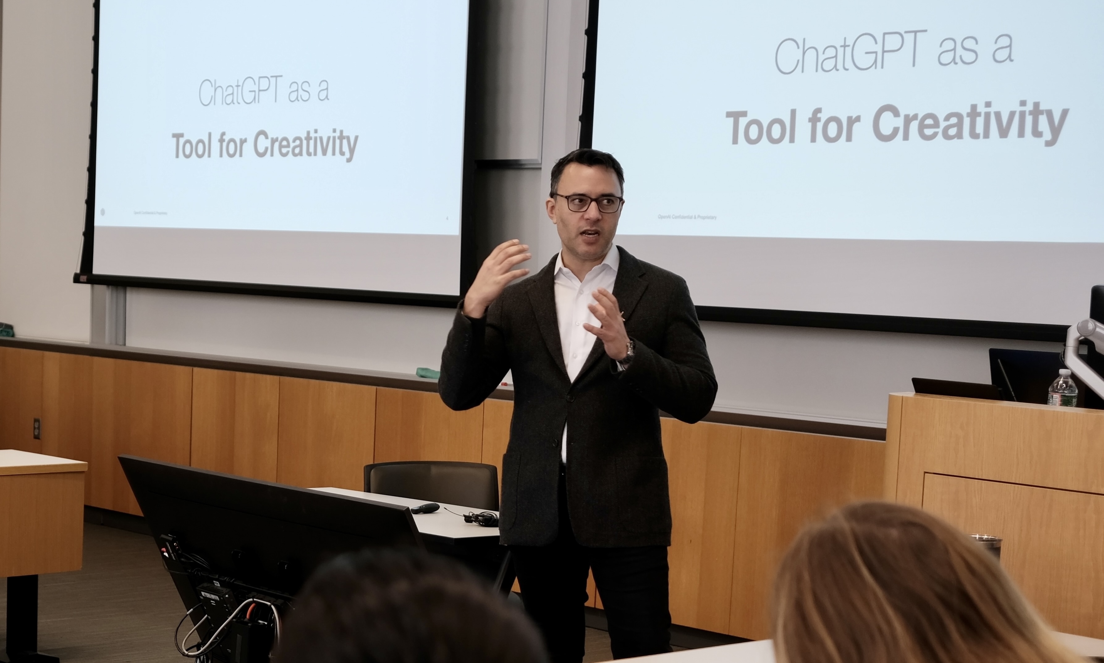 Jay Dixit speaking at Wharton